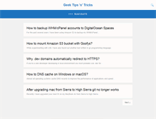 Tablet Screenshot of geektnt.com